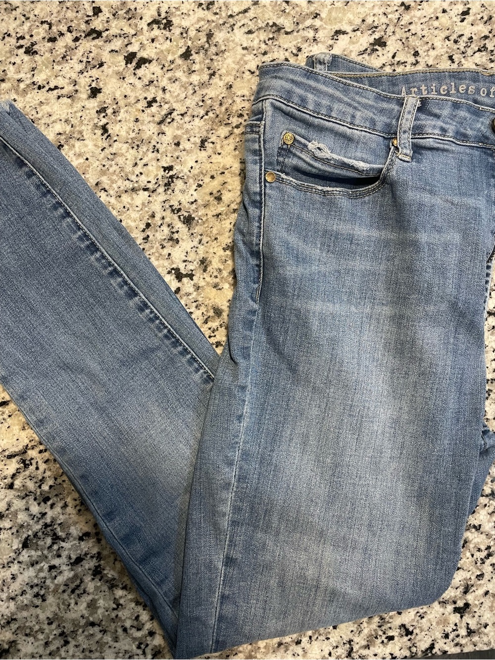Articles Of Society Light Wash Skinny Jeans